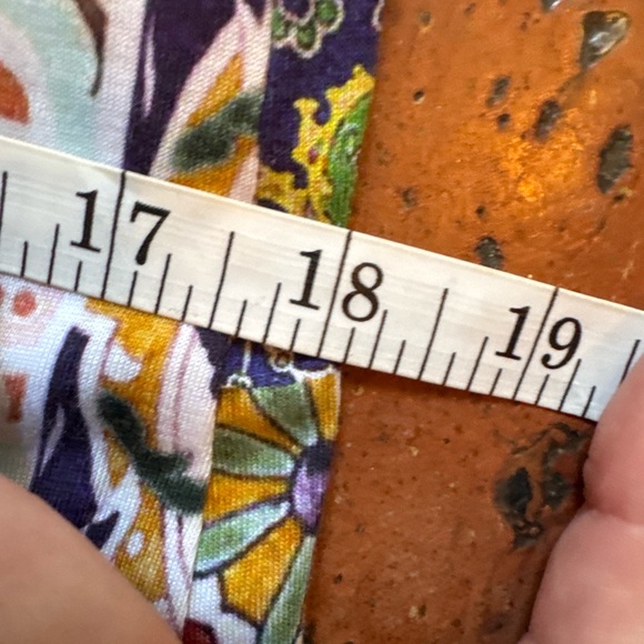 Johnny Was Boho Slip Dress Patchwork Floral Tile Print Pima Cotton Modal Size M - Picture 13 of 13